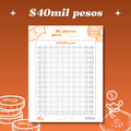 Ahorro de $40,000 pesos