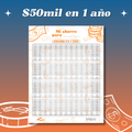 Ahorro de $50,000 pesos en 1 año