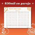 Ahorro en Pareja $30,000 pesos
