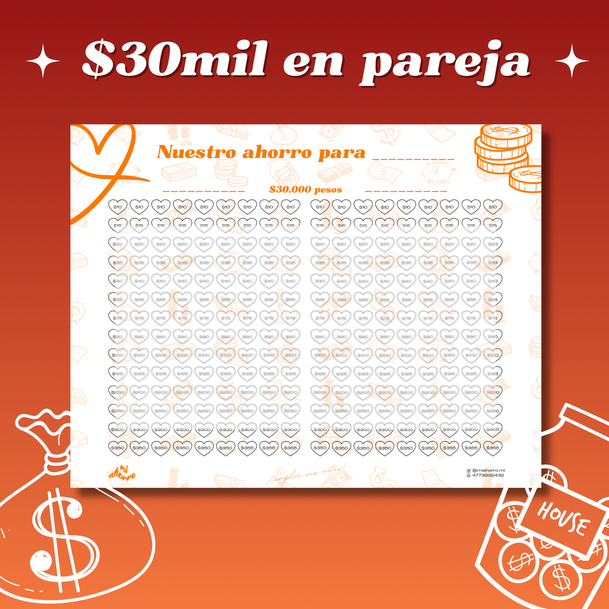 Ahorro en Pareja $30,000 pesos