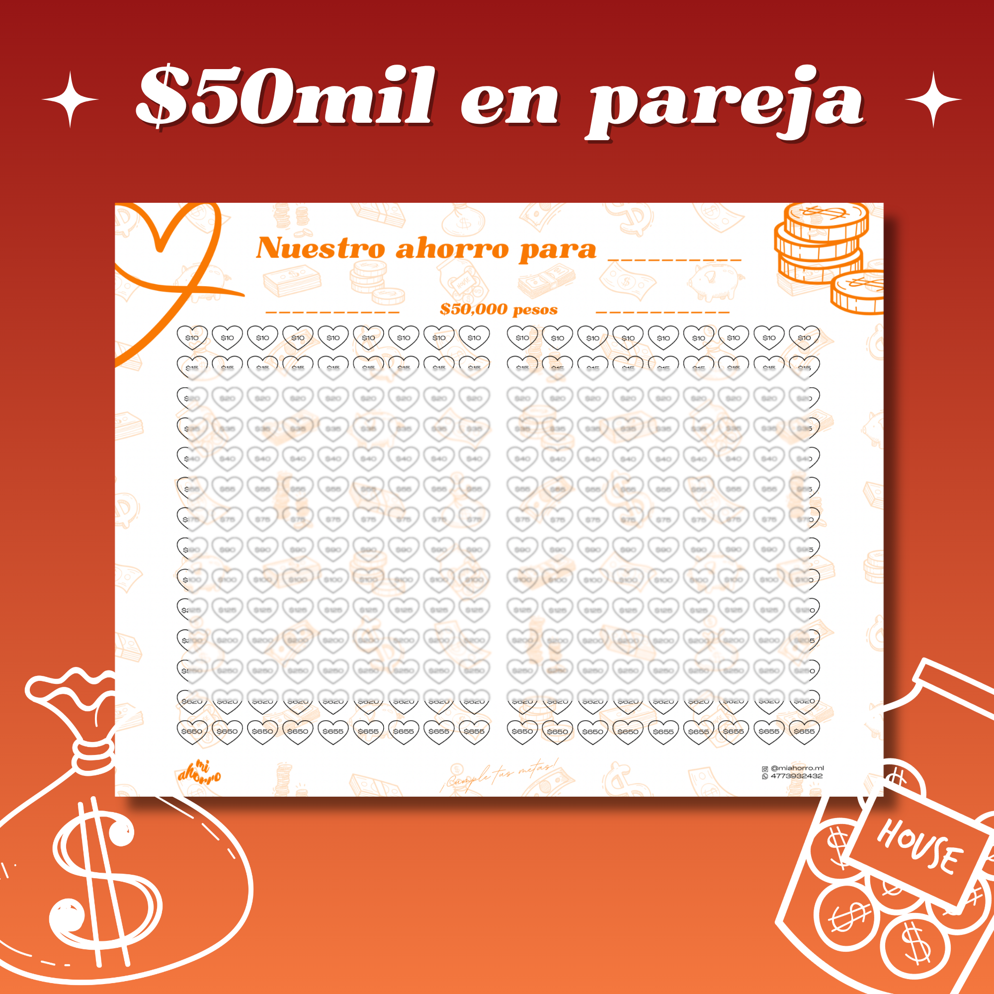 Ahorro en Pareja $50,000 pesos