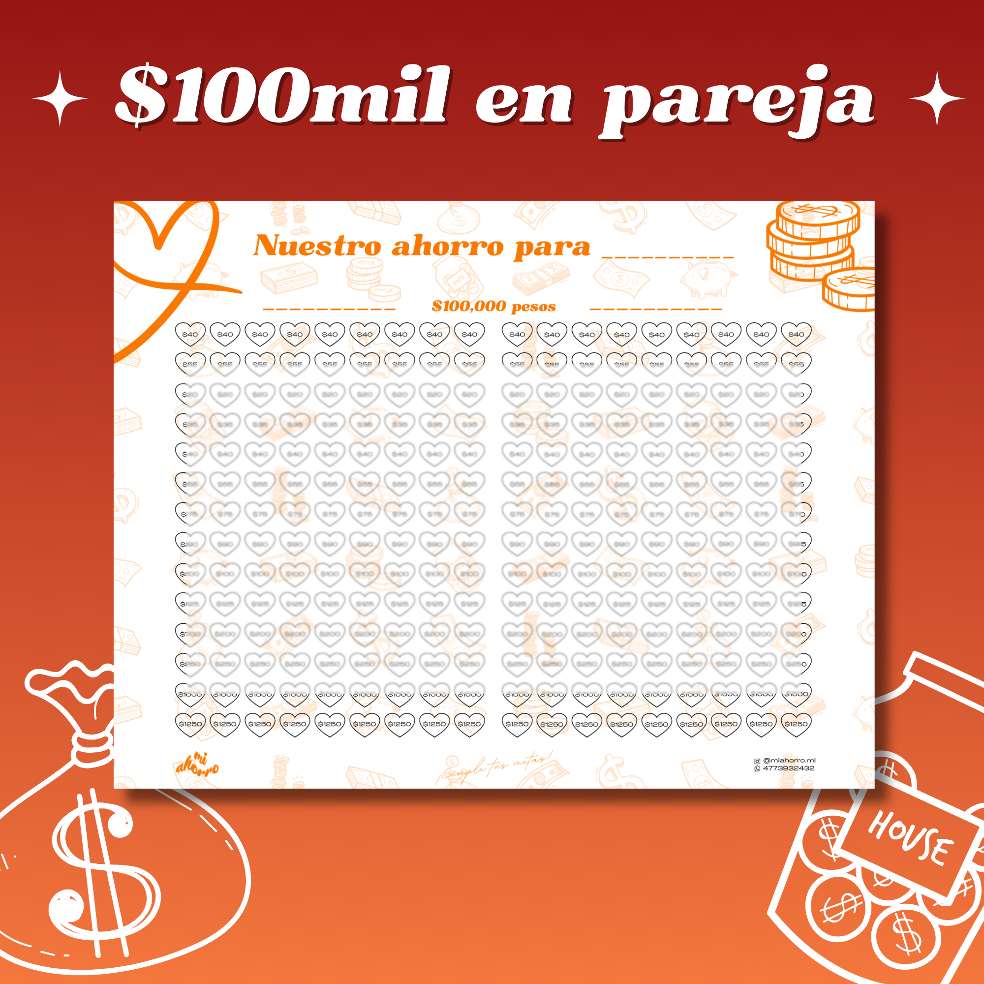 Ahorro en Pareja $100,000 pesos